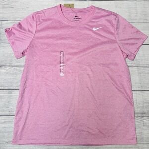 Nike Dri-FIT Women's Athletic Training Top T-Shirt Pink Large NWT DX0687-621